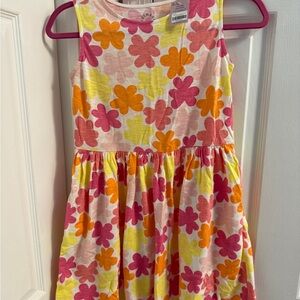 NWT Primary floral daisy print skater dress, Size 12